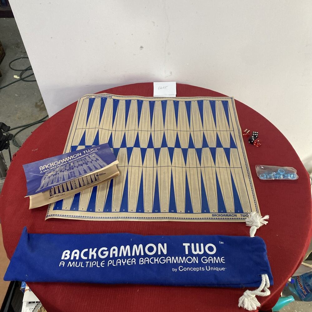 Travel Backgammon Set Interactive Classic Leather Board Game for Home/Travel